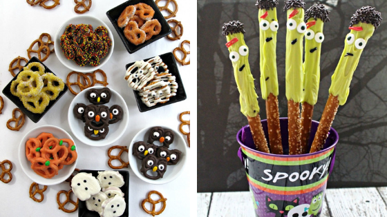 4 Quick & Easy Halloween Pretzel Recipes