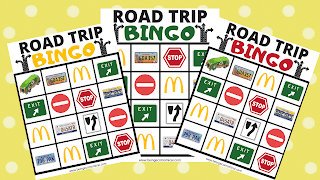 Road Trip Bingo For Kids