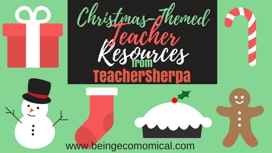 Christmas Themed Teacher Resources From&nbsp;TeacherSherpa