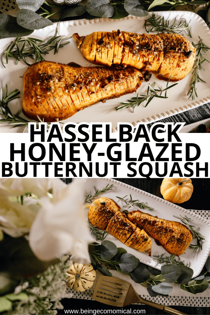 Honey-Glazed Hasselback Butternut Squash