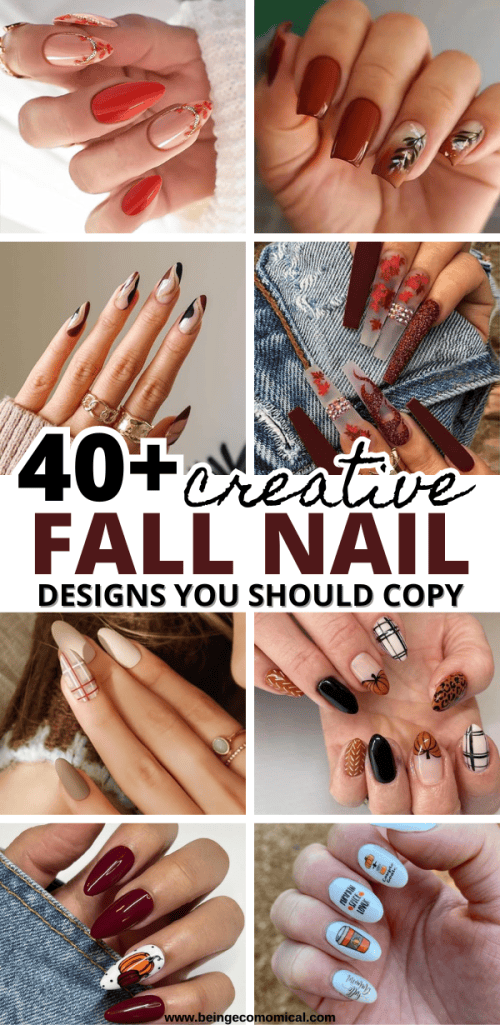 40 creative fall nail designs 