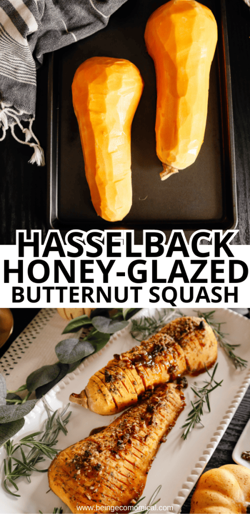 Honey-Glazed Hasselback Butternut Squash 