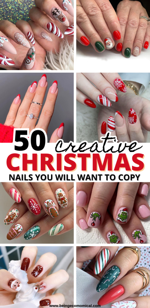 50 Christmas nails ideas