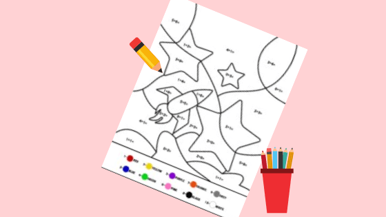 Single Digit Addition Practice | Color By Number
