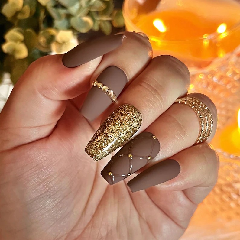 simple fall nails 