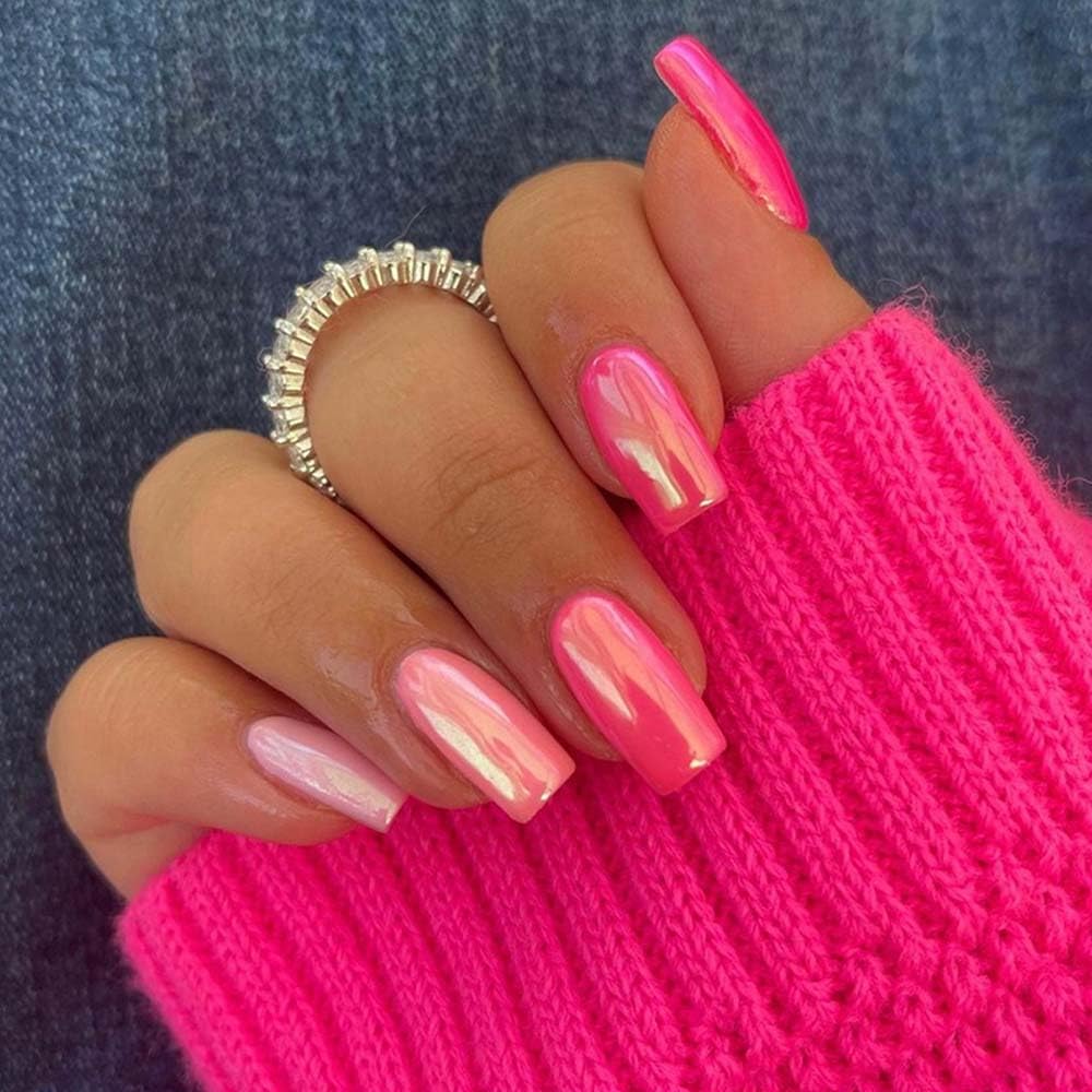 35 pink nail design ideas | pink press on nails ideas | press on nails ideas 