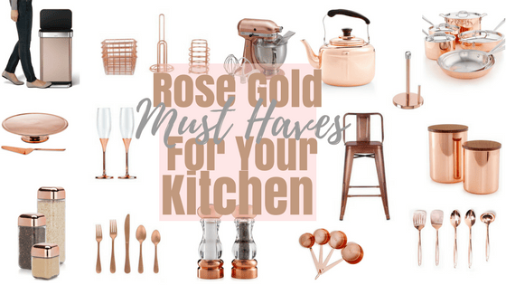 Rose Gold Must-Haves For Your Kitchen