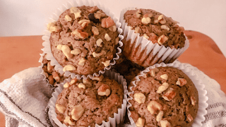 Easy Vegan Banana Nut&nbsp;Muffins
