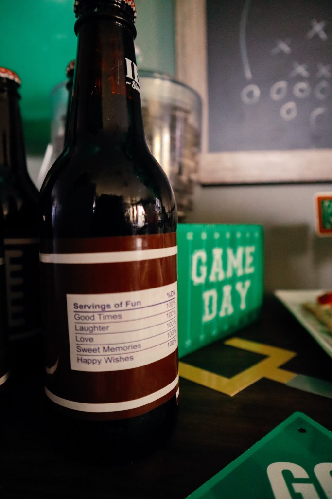 football themed part decorations | ideas for super bowl party 