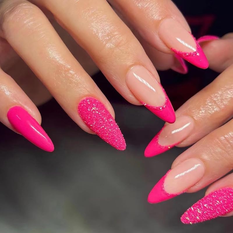 35 pink nail design ideas | pink press on nails ideas | press on nails ideas 