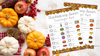 Thanksgiving Scavenger Hunt For&nbsp;Kids