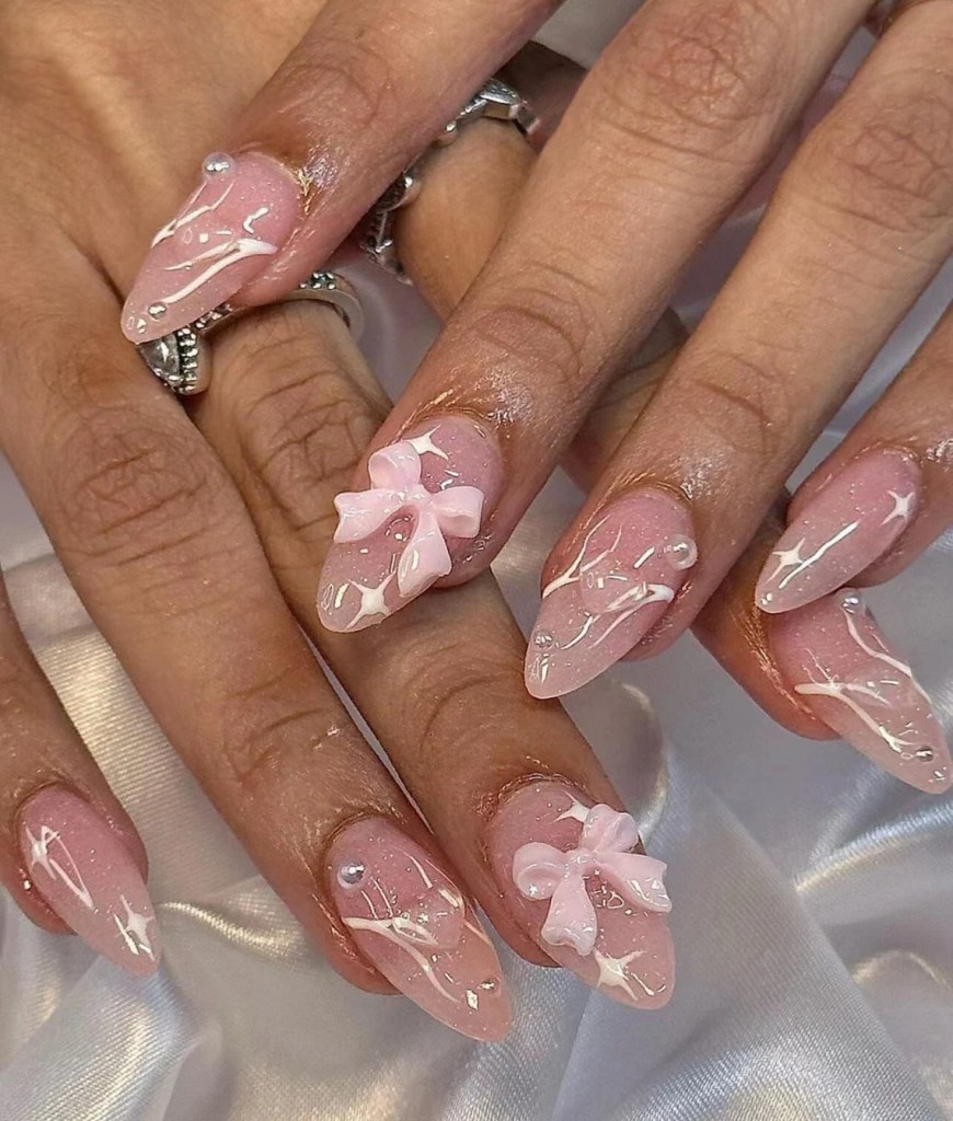 35 pink nail design ideas | pink press on nails ideas | press on nails ideas 
