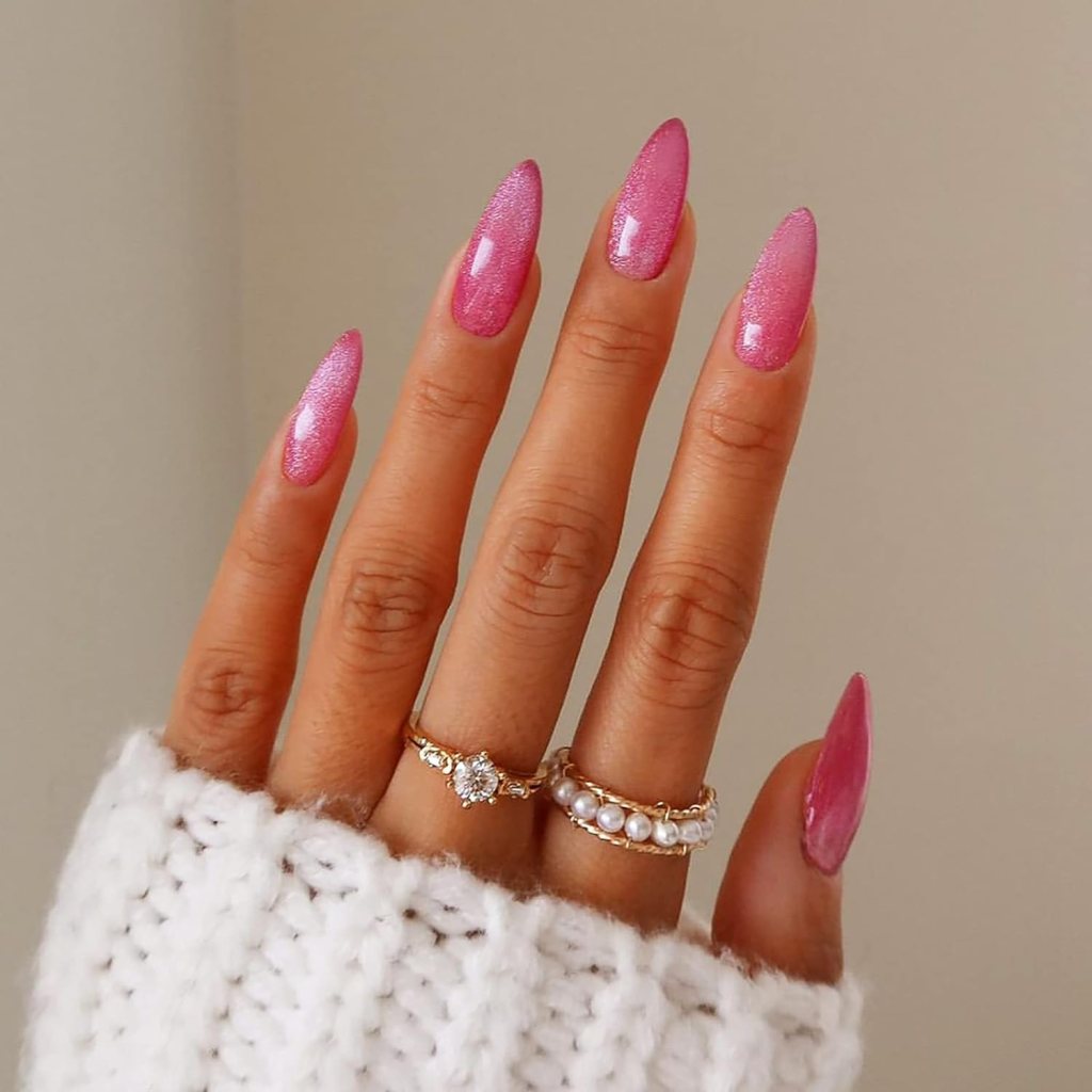 35 pink nail design ideas | pink press on nails ideas | press on nails ideas 