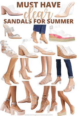 steve madden clear sandals | clear sandals