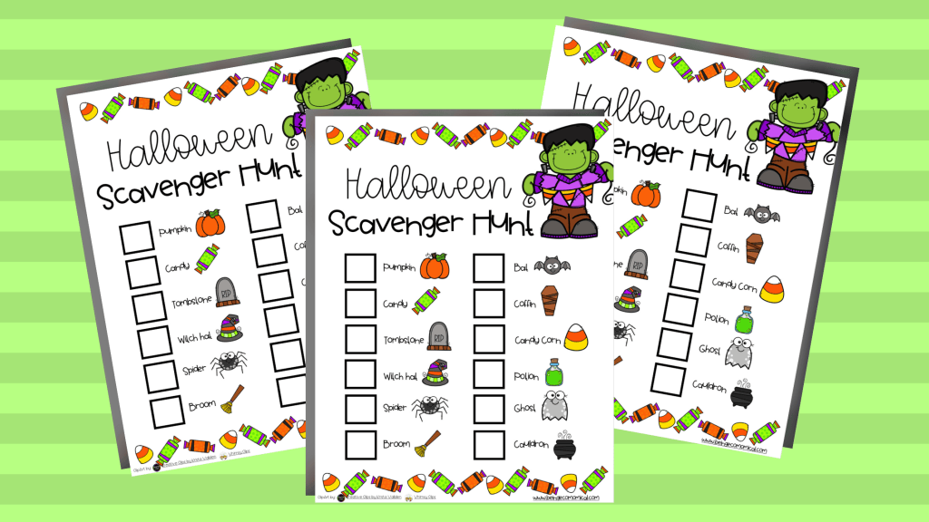 Halloween Scavenger Hunt Printable For&nbsp;Kids