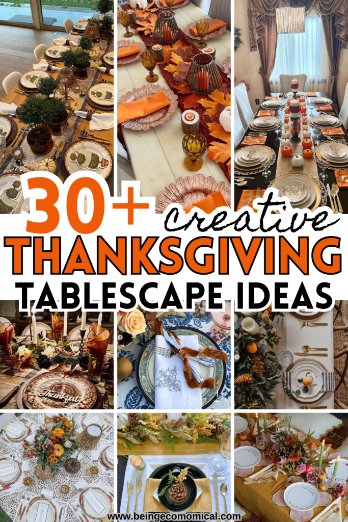 thanksgiving table decor | thanksgiving tablescape | thanksgiving table ideas | thanksgiving table setting ideas | thanksgiving table decor ideas | thanksgiving table settings