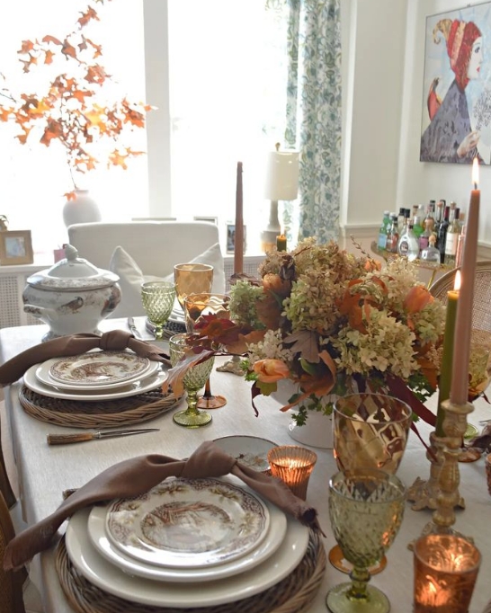 thanksgiving table decor | thanksgiving tablescape | thanksgiving table ideas | thanksgiving table setting ideas | thanksgiving table decor ideas | thanksgiving table settings
