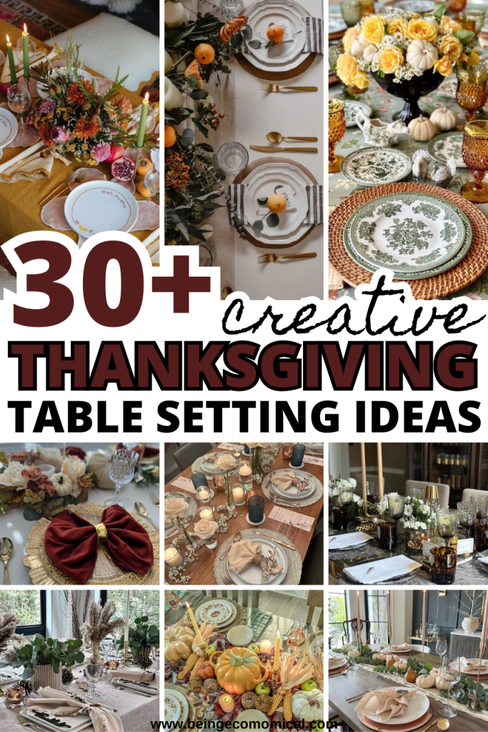 thanksgiving table decor | thanksgiving tablescape | thanksgiving table ideas | thanksgiving table setting ideas | thanksgiving table decor ideas | thanksgiving table settings