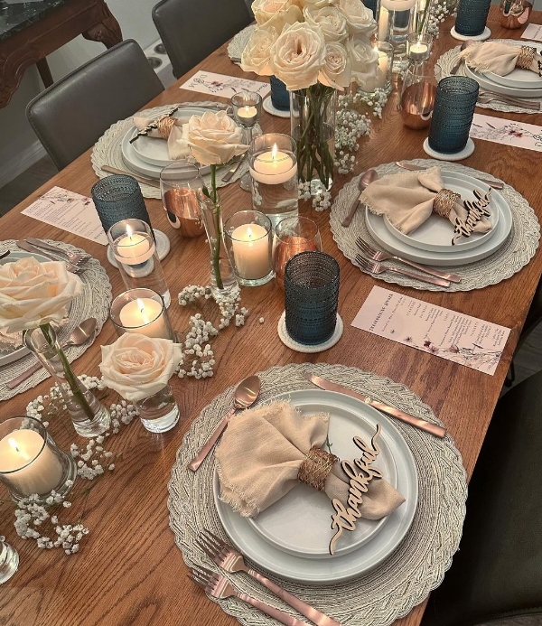 thanksgiving table decor | thanksgiving tablescape | thanksgiving table ideas | thanksgiving table setting ideas | thanksgiving table decor ideas | thanksgiving table settings