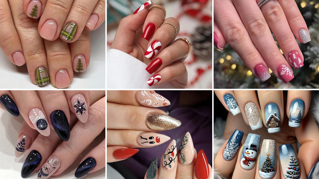 40+ Christmas Nail Ideas to Spark Holiday&nbsp;Joy