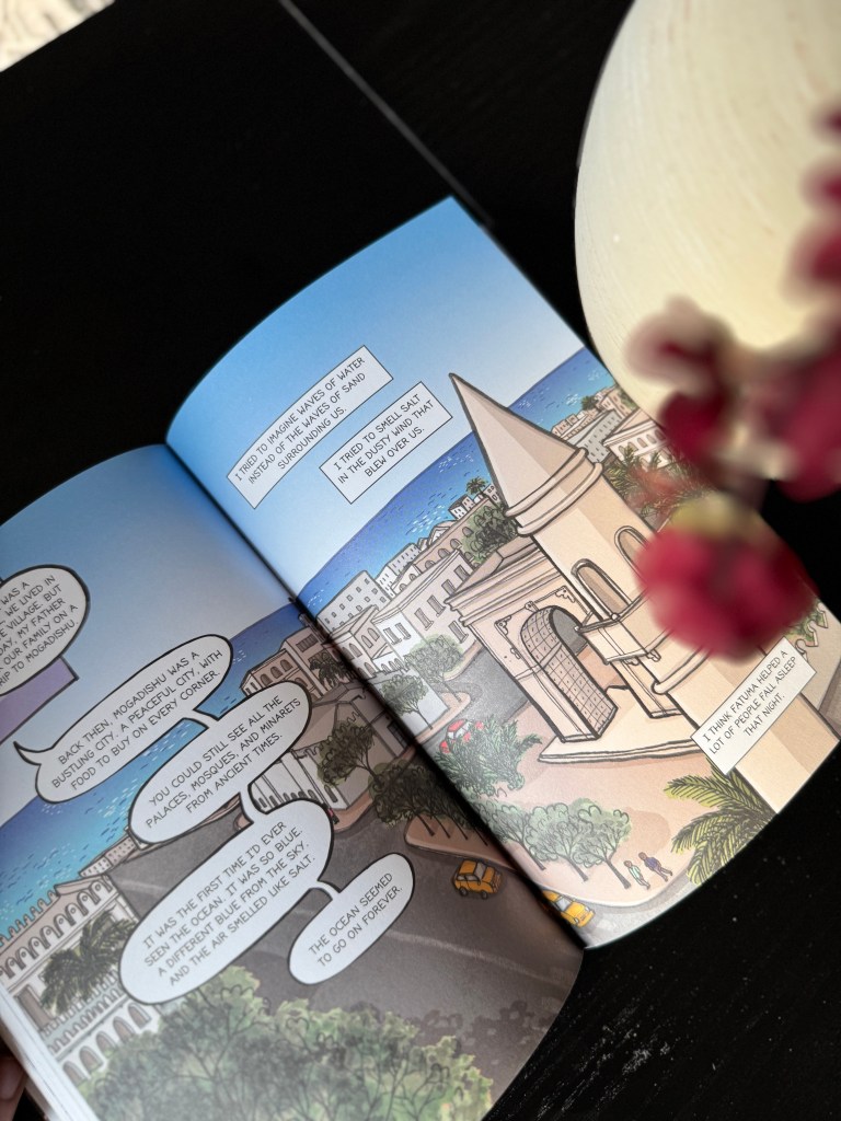 When Stars Are Scattered graphic novel cover used in Timberdoodle homeschool curriculum

Homeschool mom sharing book review of When Stars Are Scattered by Victoria Jamieson and Omar Mohamed

Children reading When Stars Are Scattered graphic novel as part of middle school literature lesson

Timberdoodle Kit book When Stars Are Scattered used in homeschool curriculum plans

Homeschool family discussing refugee stories while reading When Stars Are Scattered

Flat lay of When Stars Are Scattered graphic novel with homeschool lesson plan notes

Graphic novel literature for homeschoolers: When Stars Are Scattered study guide

Mother teaching homeschool literature lesson using When Stars Are Scattered

Student writing journal entry after reading When Stars Are Scattered in homeschool curriculum

Homeschool book review of When Stars Are Scattered with lesson plan ideas