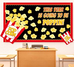 balloon bulletin board kit classroom end of year summer theme decoration set