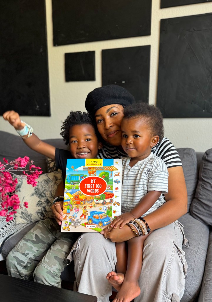My Big Wimmelbook My First 100 Words homeschool review with preschooler and toddler