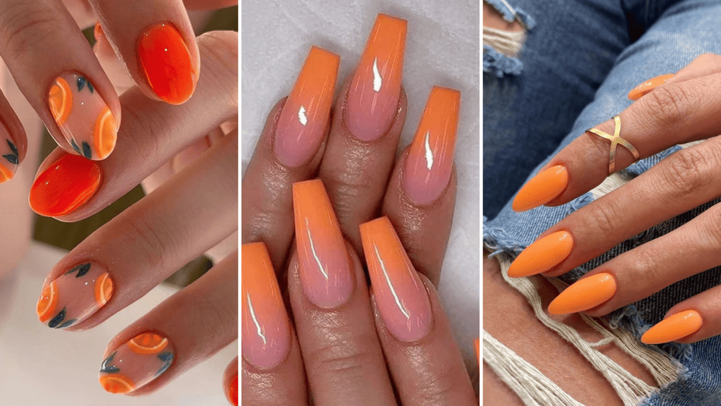 30 Bright Orange Nails That Are Perfect for Summer (Cute, Trendy &&nbsp;Vacation-Ready)