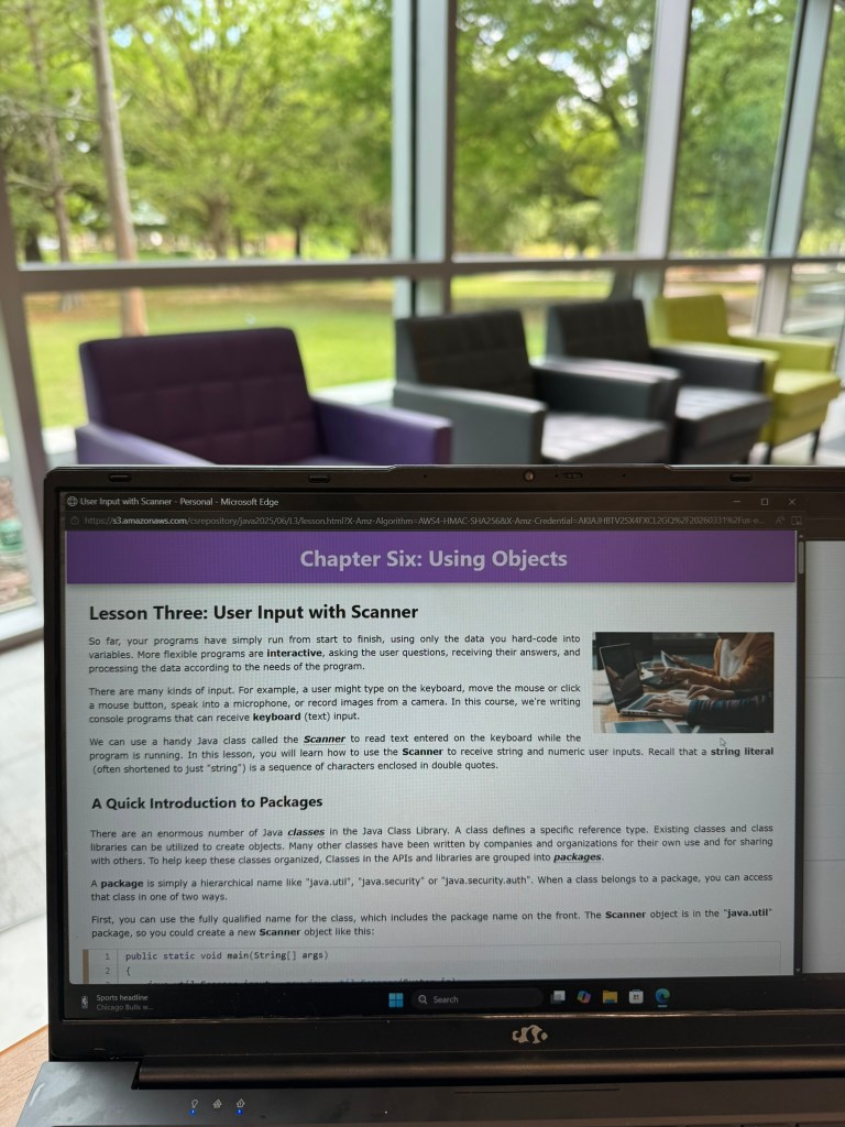 interactive Java programming lesson with student activities and guided instruction