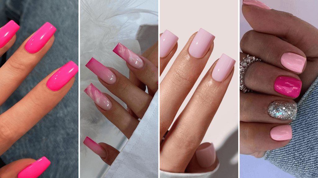 21 Pink Square Nail Ideas That Are Clean, Classic, and Totally&nbsp;Timeless