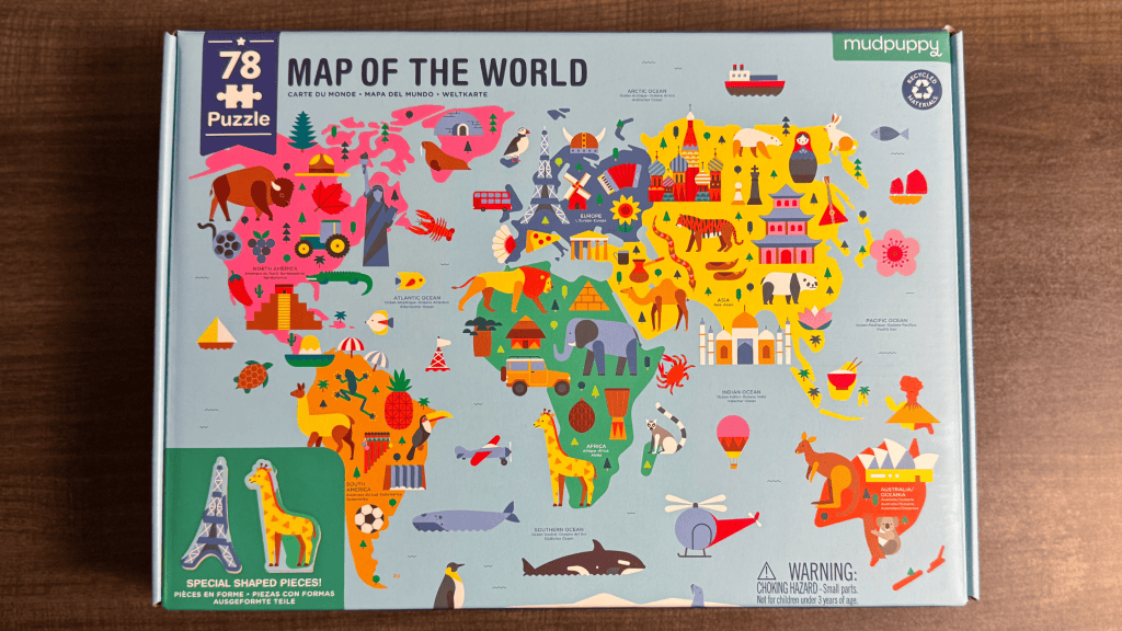 World Map Puzzle for Kids: Timberdoodle Geography Puzzle Review