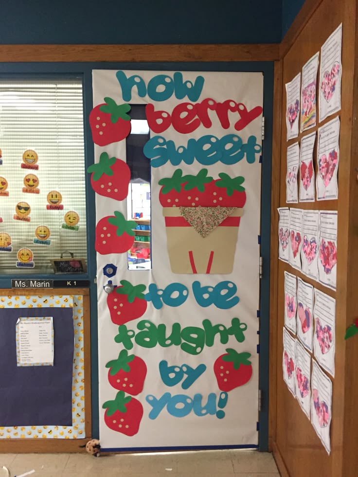 strawberry classroom decor supplies and summer bulletin board decorations