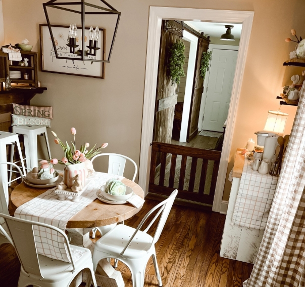spring home decor | spring decorating ideas | seasonal home decor | spring decor inspiration | light and airy home decor | spring centerpiece ideas | Easter home decor | farmhouse spring decor | rustic spring decor | vintage spring decor | cozy spring living room | spring entryway decor | spring floral arrangement | pastel home accents | cottagecore spring style | spring tablescape ideas | spring vignette styling | fresh flower home display | DIY spring decor | budget-friendly spring decorating