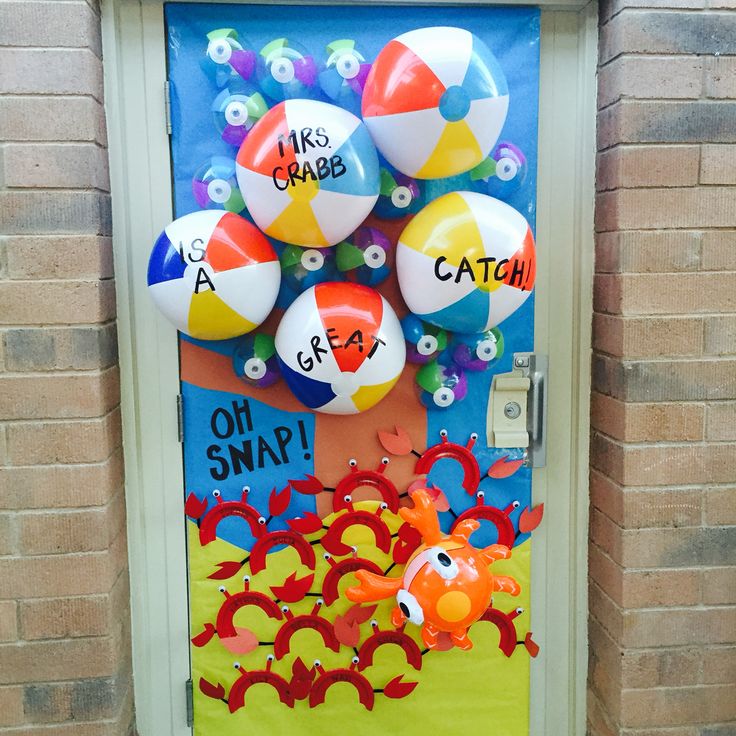 beach ball classroom decor supplies and summer bulletin board kit