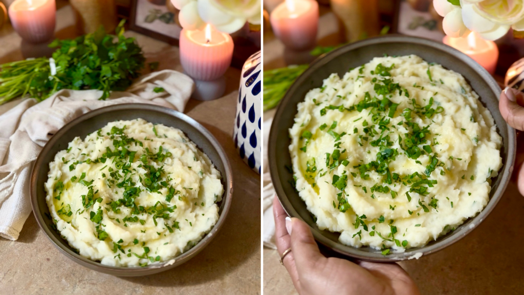Creamy Dairy-Free Mashed Potatoes (So Cozy You’d Never Guess)