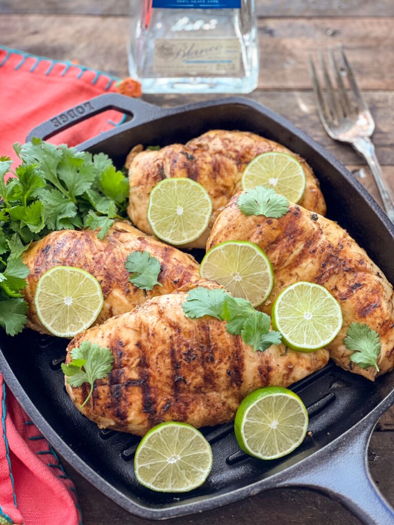 healthy tequila lime chicken quick weeknight dinner