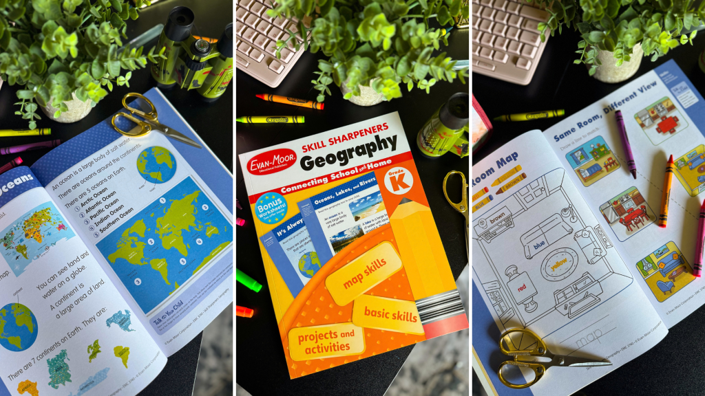 Skill Sharpeners Geography Kindergarten Review: A Simple Introduction to Map Skills