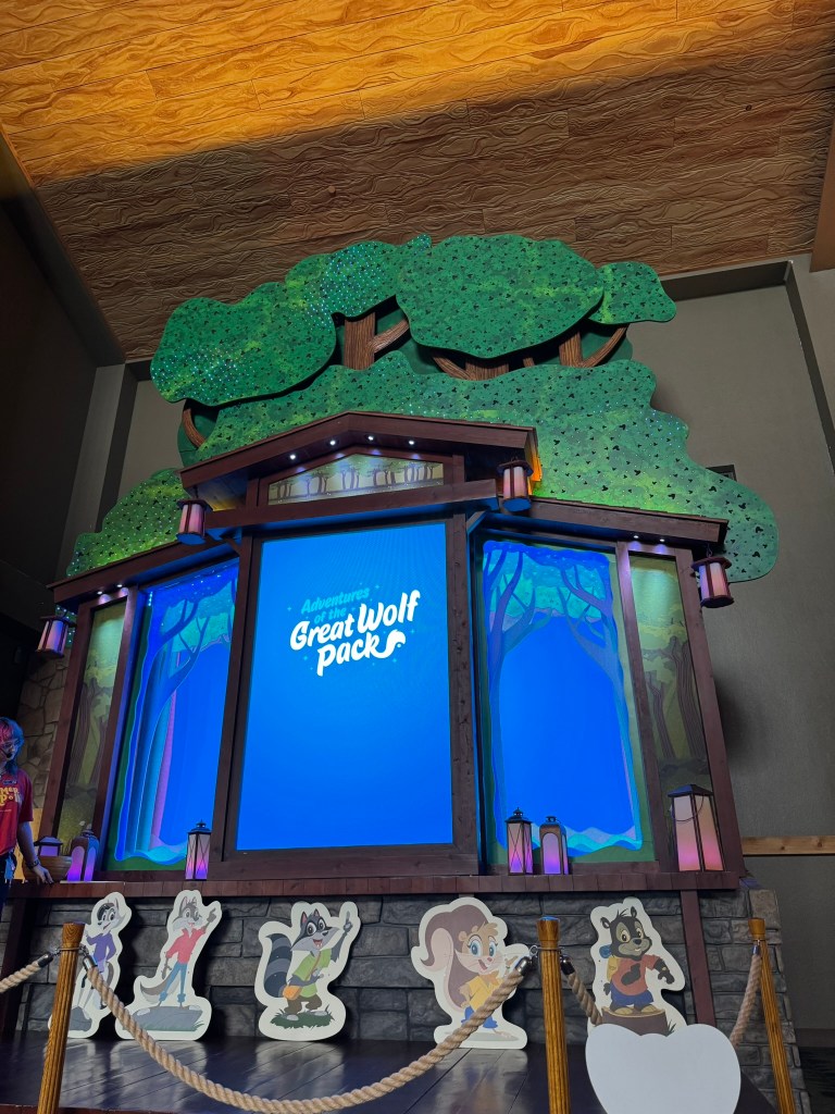 story time at Great Wolf Lodge in Grapevine, Texas