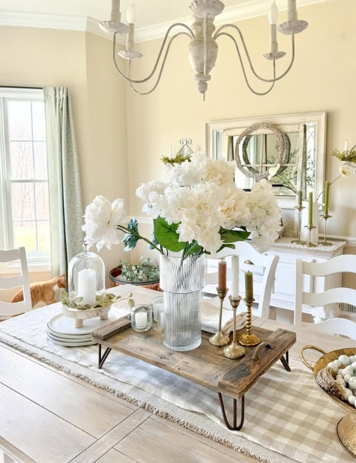 spring home decor | spring decorating ideas | seasonal home decor | spring decor inspiration | light and airy home decor | spring centerpiece ideas | Easter home decor | farmhouse spring decor | rustic spring decor | vintage spring decor | cozy spring living room | spring entryway decor | spring floral arrangement | pastel home accents | cottagecore spring style | spring tablescape ideas | spring vignette styling | fresh flower home display | DIY spring decor | budget-friendly spring decorating
