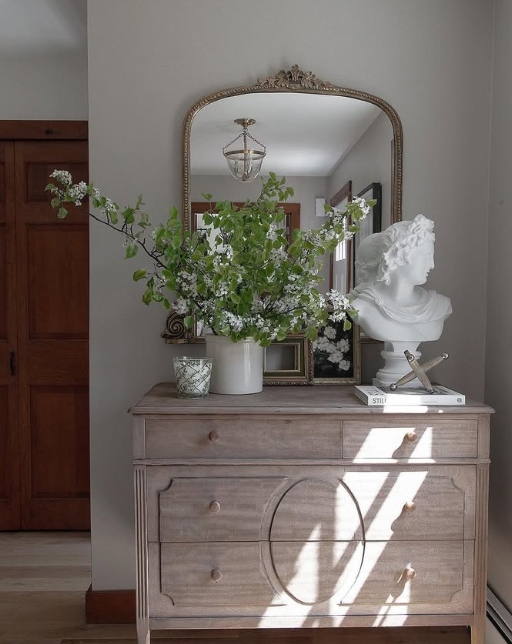 spring home decor | spring decorating ideas | seasonal home decor | spring decor inspiration | light and airy home decor | spring centerpiece ideas | Easter home decor | farmhouse spring decor | rustic spring decor | vintage spring decor | cozy spring living room | spring entryway decor | spring floral arrangement | pastel home accents | cottagecore spring style | spring tablescape ideas | spring vignette styling | fresh flower home display | DIY spring decor | budget-friendly spring decorating