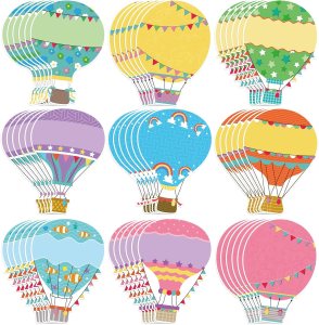 hot air balloon classroom decorations bulletin board supplies