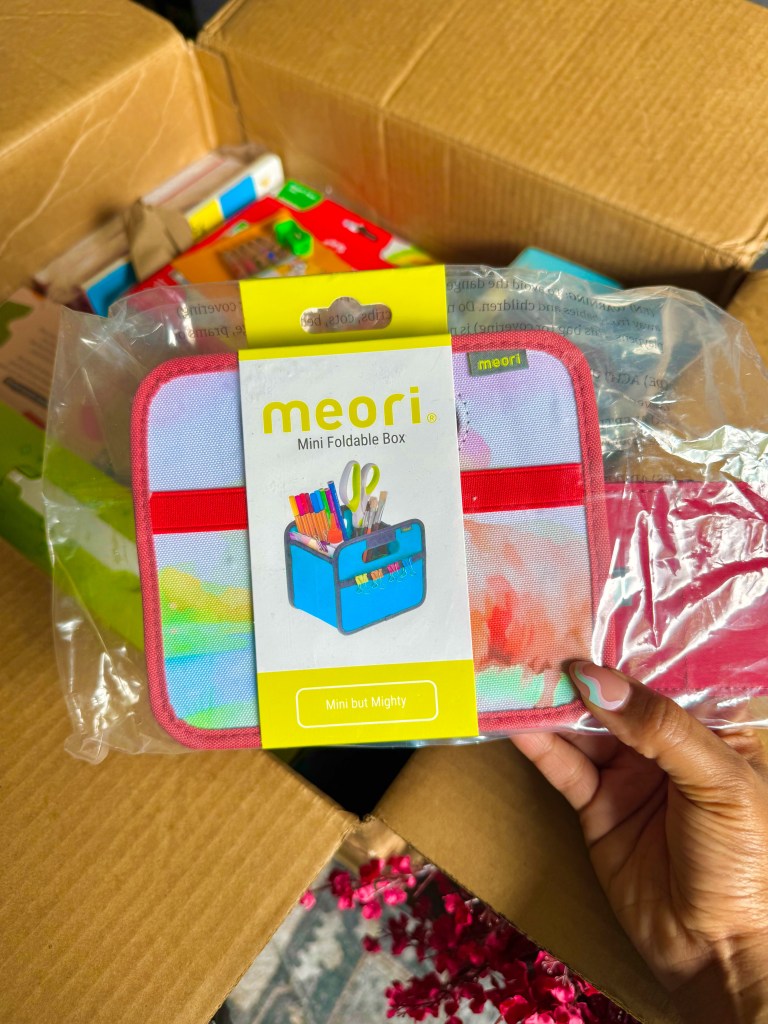 Meori Mini Foldable Box included in the Timberdoodle Kindergarten Curriculum Kit.