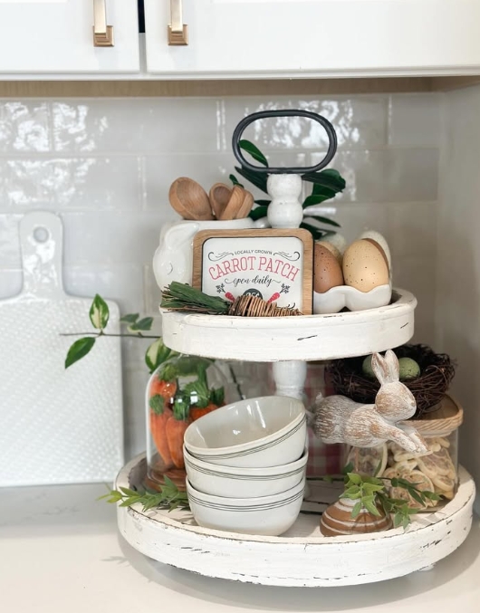 spring home decor | spring decorating ideas | seasonal home decor | spring decor inspiration | light and airy home decor | spring centerpiece ideas | Easter home decor | farmhouse spring decor | rustic spring decor | vintage spring decor | cozy spring living room | spring entryway decor | spring floral arrangement | pastel home accents | cottagecore spring style | spring tablescape ideas | spring vignette styling | fresh flower home display | DIY spring decor | budget-friendly spring decorating