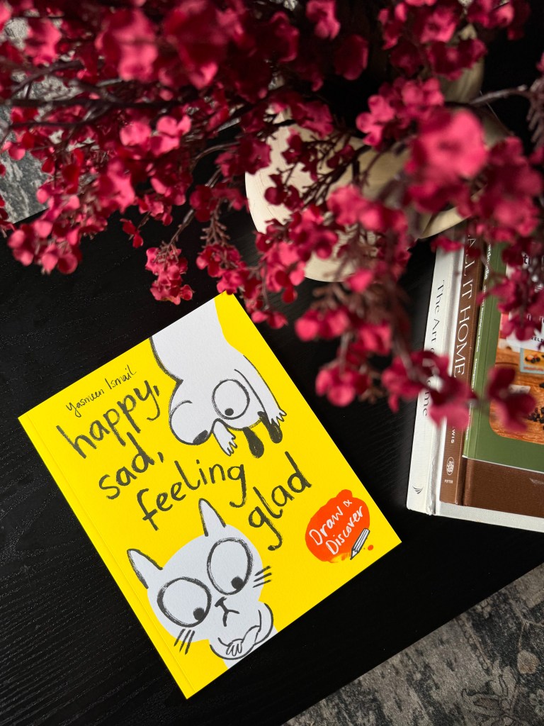 Happy Sad Feeling Glad drawing and emotions activity book for kindergarten homeschool.