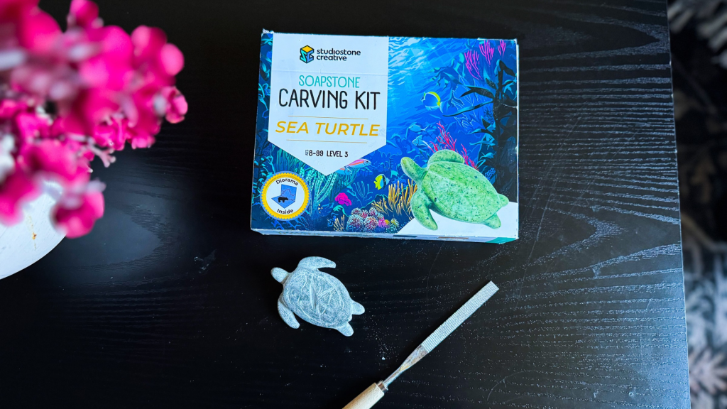Sea Turtle Soapstone Carving Kit Review: A Fun, Hands-On Art Activity for Kids