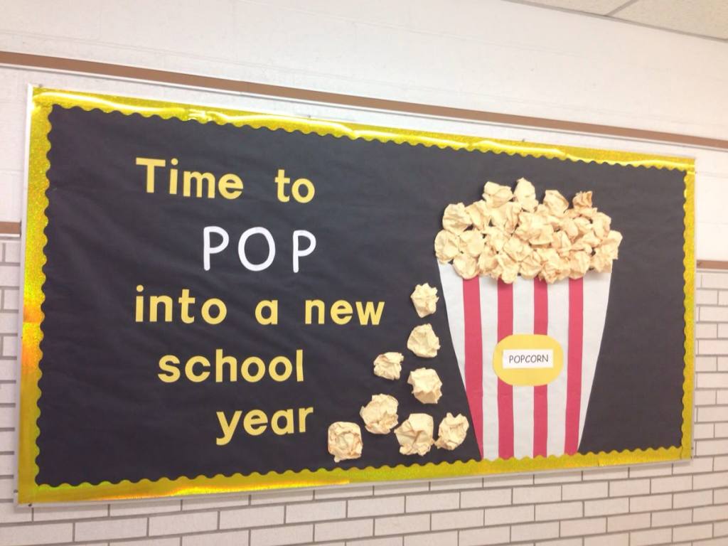 time to pop bulletin board classroom end of year balloon theme summer display