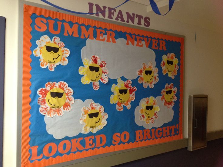 summer never looked so bright bulletin board classroom sun decor