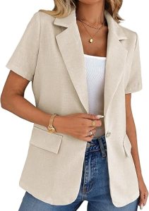 casual spring clothing staples for teachers including cardigans and jeans