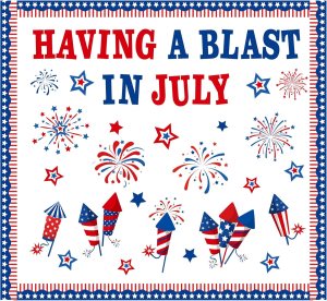 patriotic classroom decorations fireworks bulletin board supplies