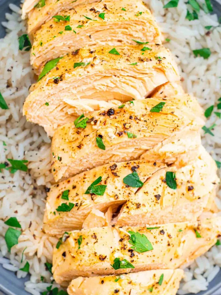 Crockpot ranch chicken with creamy sauce for a simple family-friendly weeknight dinner.